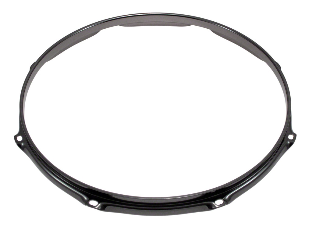 H30-16-8BK - Cercle 16" 8 Tirants Noir Super Triple Flange 3.0mm