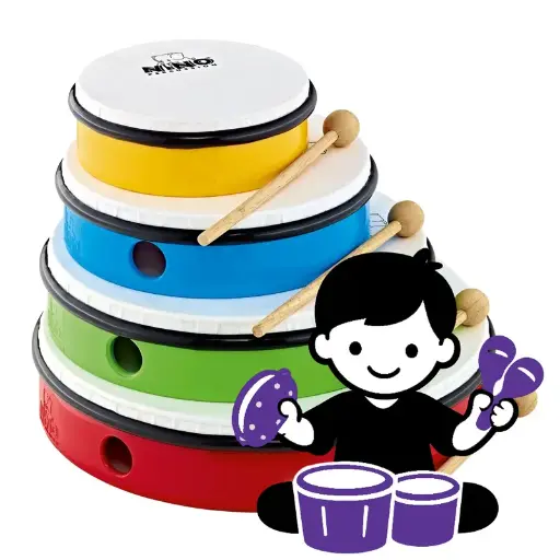 Tambourins et tambours à main - enfant