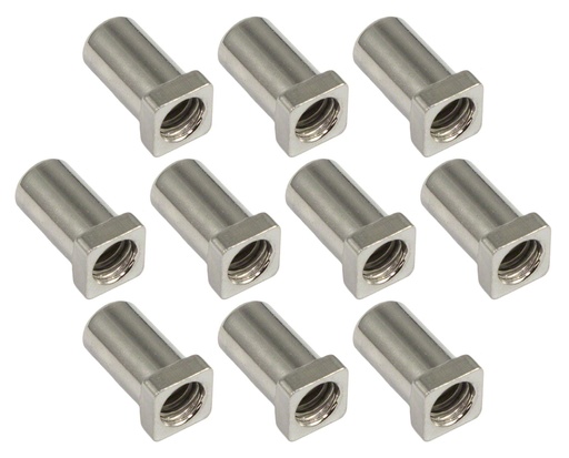 [SD-SN-SQ-15S] SN-SQ-15S - Cheminée 15mm Tête Carrée - Acier (x10)