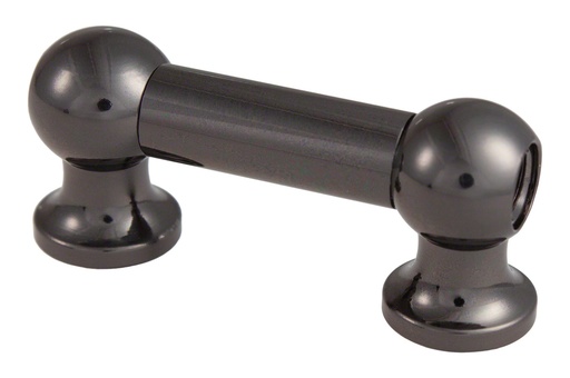 [SD-TL12D31-BK] TL12D31-BK - Coquille Tube - 31mm - Noir - Double Tirant (x1)