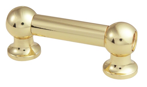 [SD-TL12D38-BR] TL12D38-BR - Coquille Tube - 38mm - Doré - Double Tirant (x1)