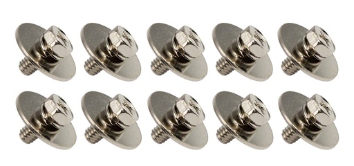 [SD-WSC4-9] WSC4-9 - M4 9mm - Vis Intérieure d'Accastillage pour Fût Bois (x10)