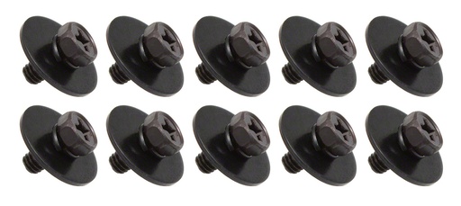 [SD-WSC4-9BK] WSC4-9BK - M4 9mm Noir - Vis Intérieure d'Accastillage pour Fût Bois (x10)