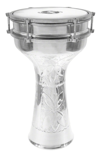 [SEA-TA21EJ] Darbouka SAWT EL AHRAM |Turque 41cm Gravé avec Cymbalettes
