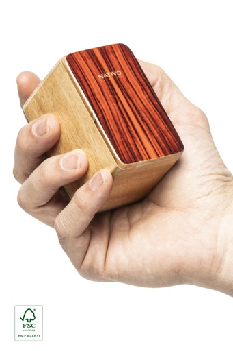 [NATI-SHK-RD] Mini cajon shaker, panneau avant rouge