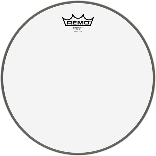 [BD-0312-00] Peau Diplomat Transparente 12" pour Tom/ Caisse claire