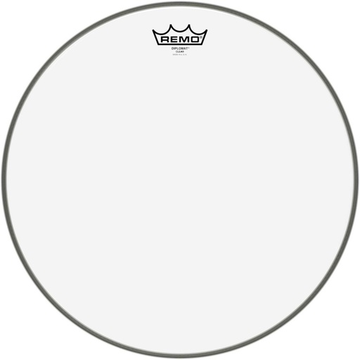 [BD-0316-00] Peau Diplomat Transparente 16" pour Caisse claire/ Tom sur pieds