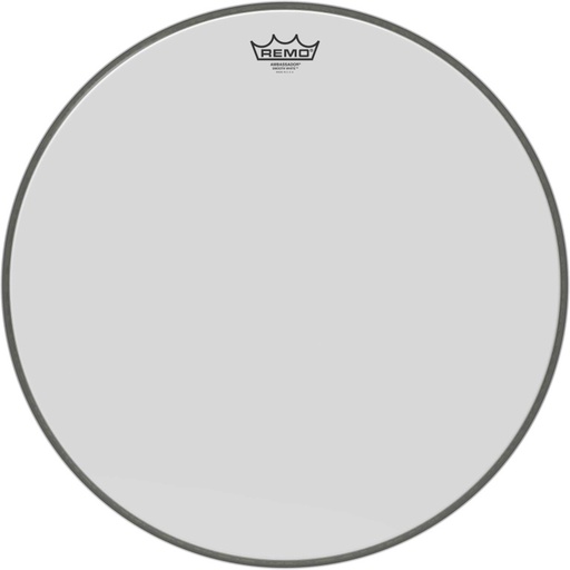 [BR-1220-00] Peau Ambassador blanc lisse 20" pour Grosse caisse