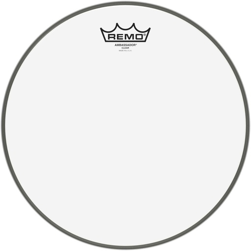 [BA-0312-00] Peau Ambassador Transparente 12" pour tom/ Caisse claire