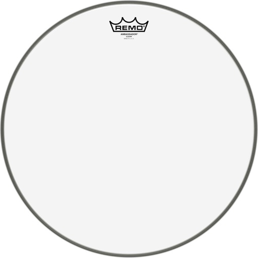 [BA-0316-00] Peau Ambassador Transparente 16" pour Caisse claire/ Tom sur pieds
