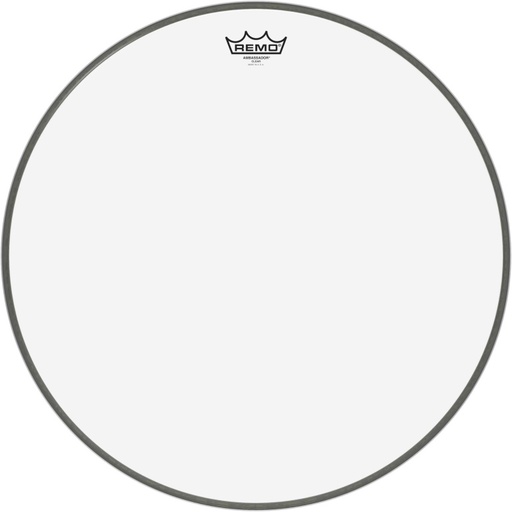[BR-1320-00] Peau Ambassador transparente 20" pour Grosse caisse
