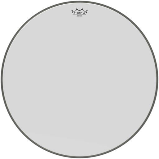[BB-1226-00] Peau Emperor blanc lisse 26" pour grosse caisse