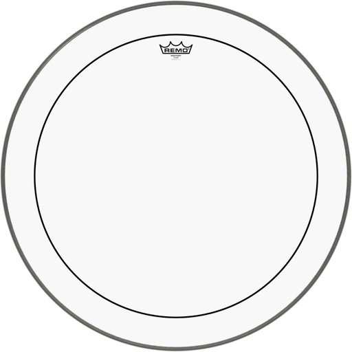 [PS-1326-00] Peau Pinstripe transparente 26" pour Grosse caisse