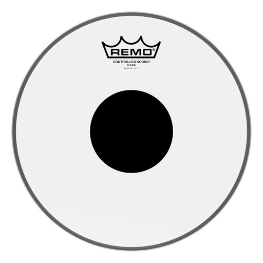 [CS-0309-10] Peau Controlled Sound transparente pour tom