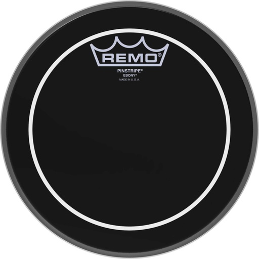 [ES-0608-PS] Peau Ebony Pinstripe 8" pour Tom