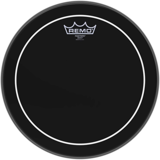 [ES-0612-PS] Peau Ebony Pinstripe 12" pour Tom/ Caisse claire