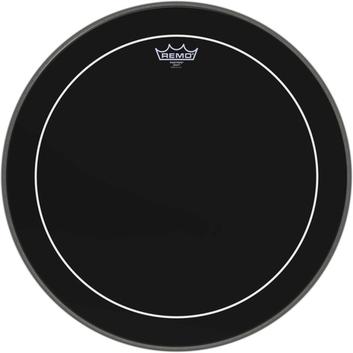 [ES-1620-PS] Peau Ebony Pinstripe 20" pour Grosse caisse