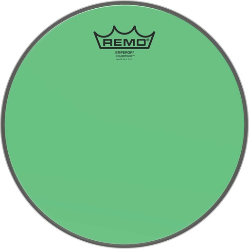 [BE-0310-CT-GN] Peau de frappe Emperor Colortone, vert, 10"