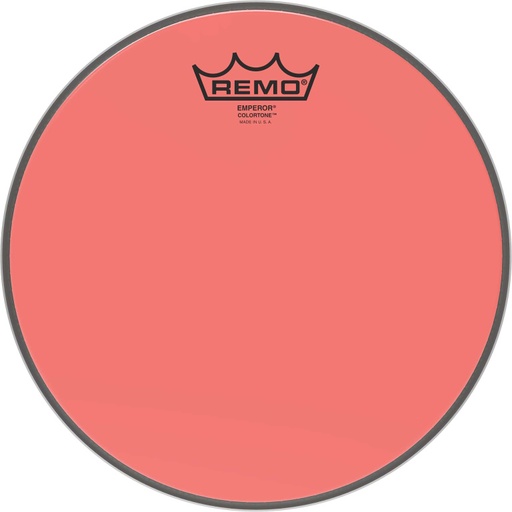 [BE-0310-CT-RD] Peau de frappe Emperor Colortone, rouge, 10"