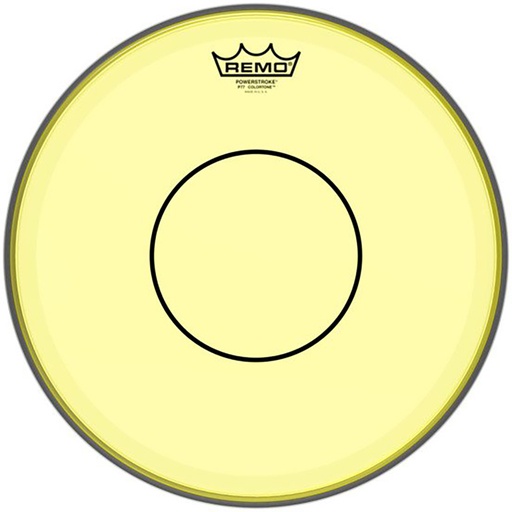 [P7-0313-CT-YE] Peau de frappe Powerstroke 77 Colortone pour caisse claire, jaune 13"