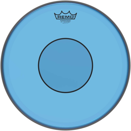 [P7-0314-CT-BU] Peau de frappe Powerstroke 77 Colortone pour caisse claire, bleu, 13"