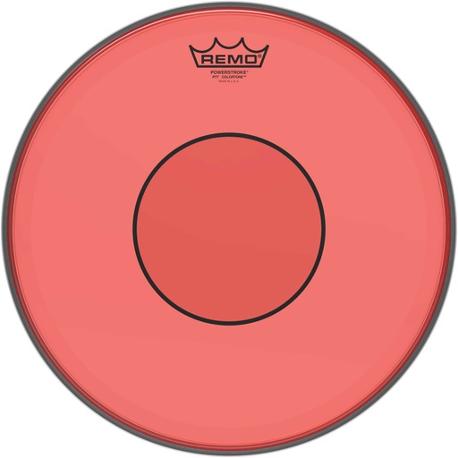 [P7-0314-CT-RD] Peau de frappe Powerstroke 77 Colortone pour caisse claire, rouge, 14"