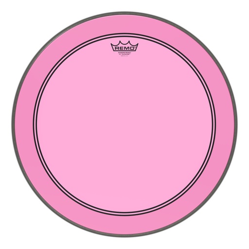 [P3-1320-CT-PK] Peau de frappe Powerstroke 3 Colortone pour grosse caisse, rose, 20"