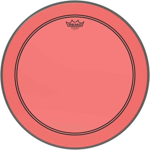 [P3-1320-CT-RD] Peau de frappe Powerstroke 3 Colortone pour grosse caisse, rouge, 20"