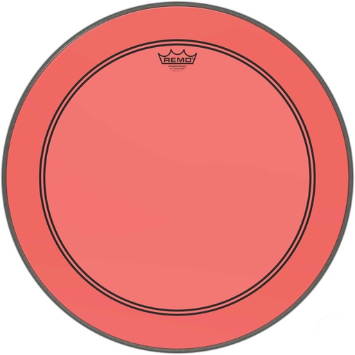 [P3-1322-CT-RD] Peau de frappe Powerstroke 3 Colortone pour grosse caisse, rouge, 22"