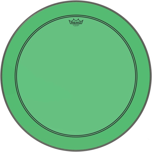 [P3-1326-CT-GN] Peau de frappe Powerstroke 3 Colortone pour grosse caisse, vert, 26"