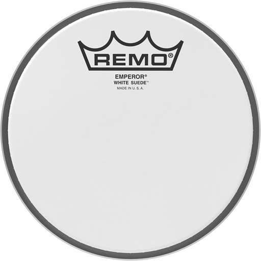 [BE-0806-WS] Peau de frappe White Suede Emperor de 6"