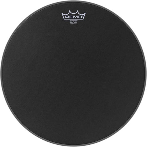 [BE-0815-ES] Peau Black Suede Emperor 15" pour Tom/ Caisse claire/ Tom sur pieds