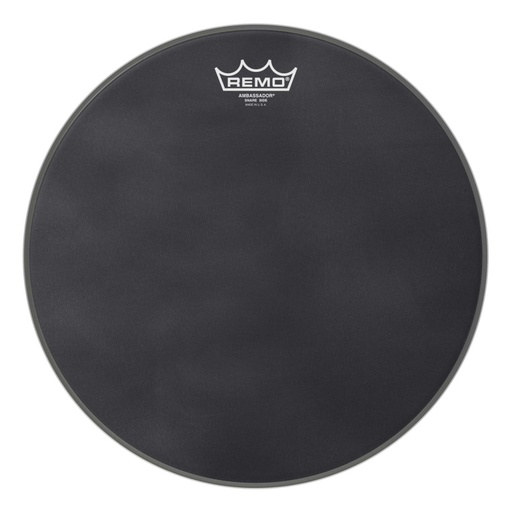 [SA-0813-ES] Peau de timbre Black Suede 13" pour caisse claire