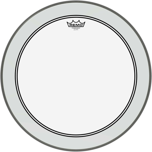 [P3-1320-C2] Peau Powerstroke 3 transparente de 20" pour grosse caisse