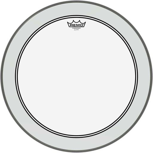 [P3-1322-C2] Peau Powerstroke 3 transparente de 22" pour grosse caisse