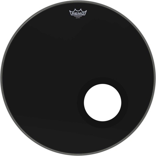 [P3-1022-ES-DM] Peau Powerstroke 3 Ebony 22" pour grosse caisse