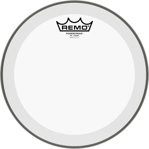 [P4-0310-BP] Peau Powerstroke 4 transparente 10" avec double pli pour Tom