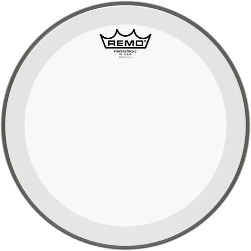 [P4-0312-BP] Peau Powerstroke 4 transparente 12" avec double pli pour Tom