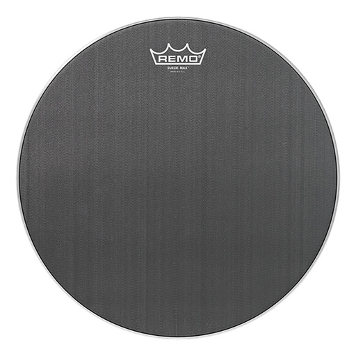 [KS-0814-00] Peau Suede Max de 14" pour caisse claire de parade, noire