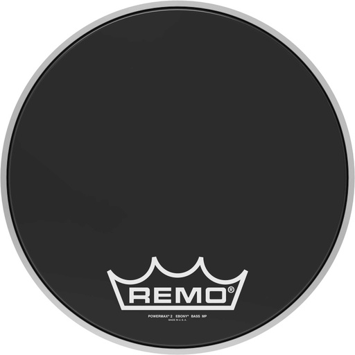 [PM-2414-MP] Peau Powermax 2 Ebony 14" pour grosse caisse de parade