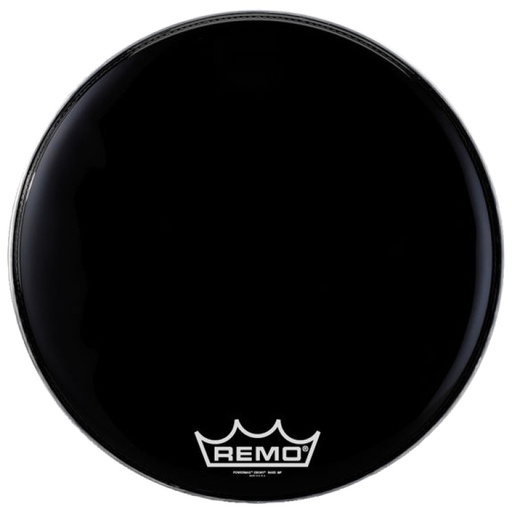 [PM-2424-MP] Peau Powermax 2 Ebony 24" pour grosse caisse de parade