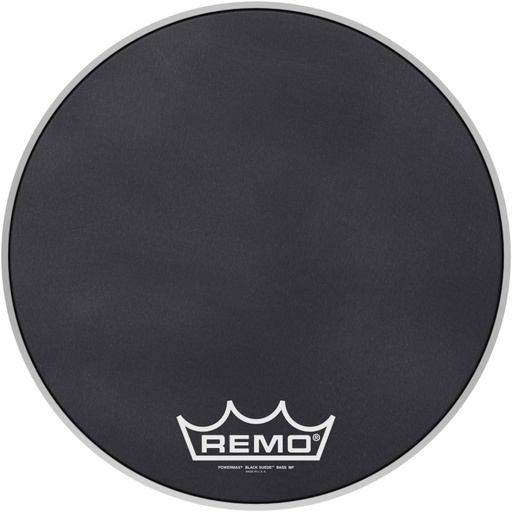 [PM-1818-MP] Peau Powermax Black Suede 18" pour G.Caisse de parade