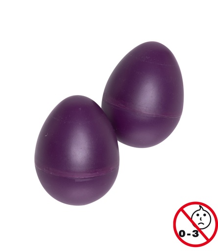 [EGG-2 PP] Paire de Egg Shakers en plastique
