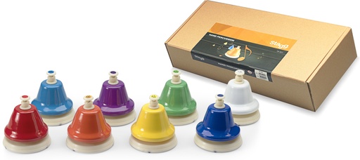 [TB SET] Ensemble de 8 "Tick Bells" de table, 1 octave