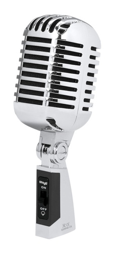 [SDMP40 CR] Microphone dynamique cardioïde multifonction de style années 50