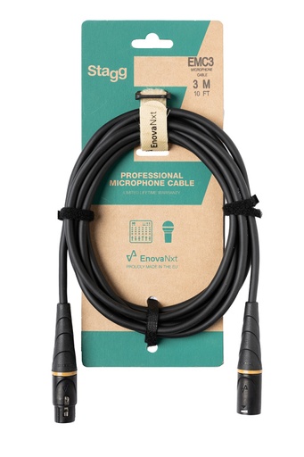 [EMC3] Câble microphone, XLR/XLR (m/f), 3 m (10'), série E
