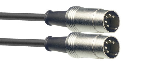 [SMD10] Câble MIDI, DIN/DIN (m/m), 10 m, connecteurs en métal