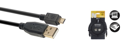 [NCC5UAUCA] Câble USB 2.0, Série N - micro USB A mâle / USB A mâle