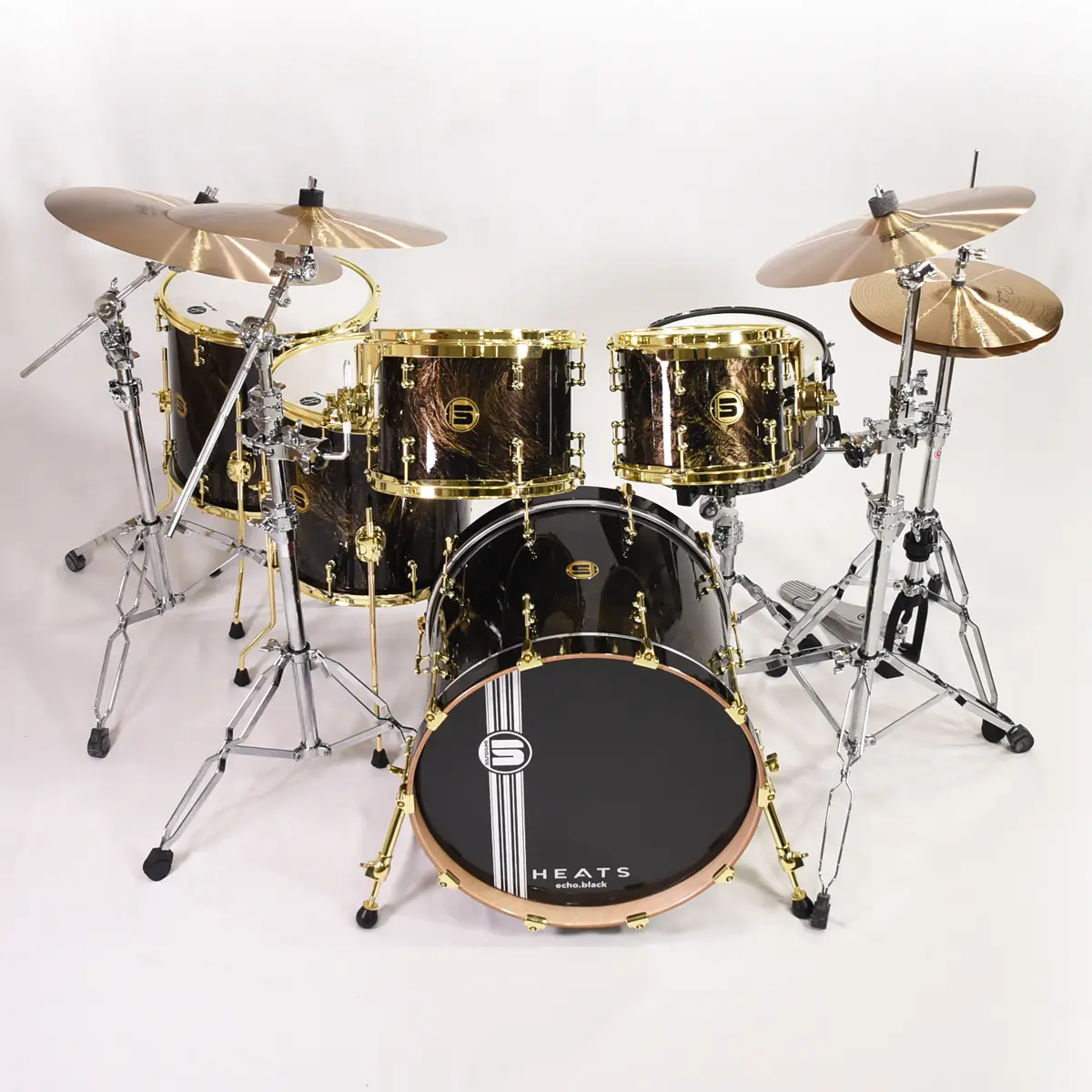Batterie Aluminium Gold Graphic - POP22 - GC22"x16", 12"x8", TB16"x16"