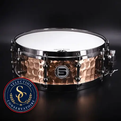 [CCL-SMC-BlackBronze-14x5] Caisse claire Bronze SMC "Sound Mastery Concert" Black/Bronze - 14"x5"